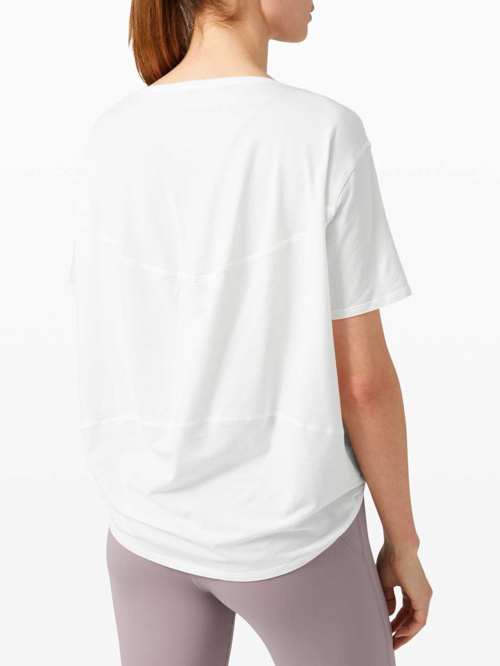 lululemon back in action organic cotton short sleeves t shirt